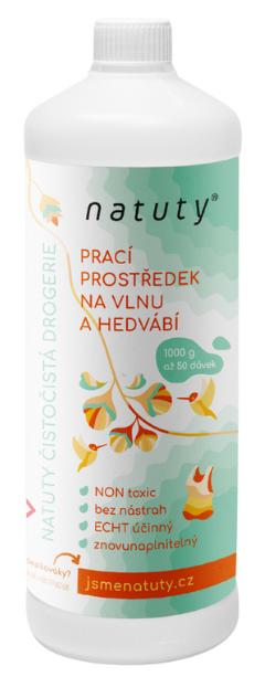 Natuty Prací gel na vlnu a hedvábí (1 l)