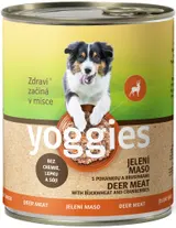 Yoggies Jelení konzerva s pohankou a brusinkami pro psy