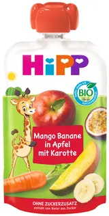 HiPP BIO Kapsička jablko, banán, mango a mrkev