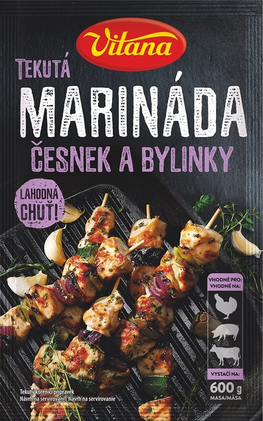 Vitana Tekutá marináda česnek a bylinky