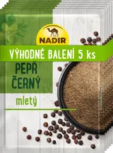 Nadir Pepř černý mletý 5ks