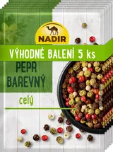 Nadir Pepř barevný celý 5ks