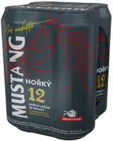 Mustang Hořký 4×0,5 l plech