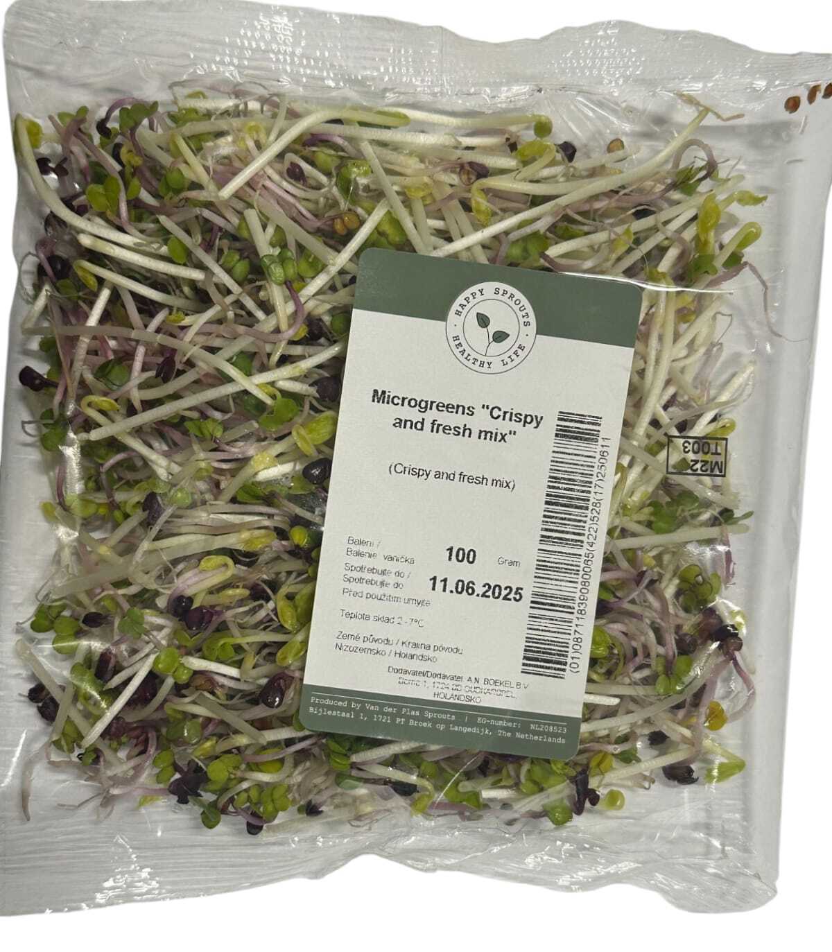 Microgreens "Crispy and fresh mix", balení