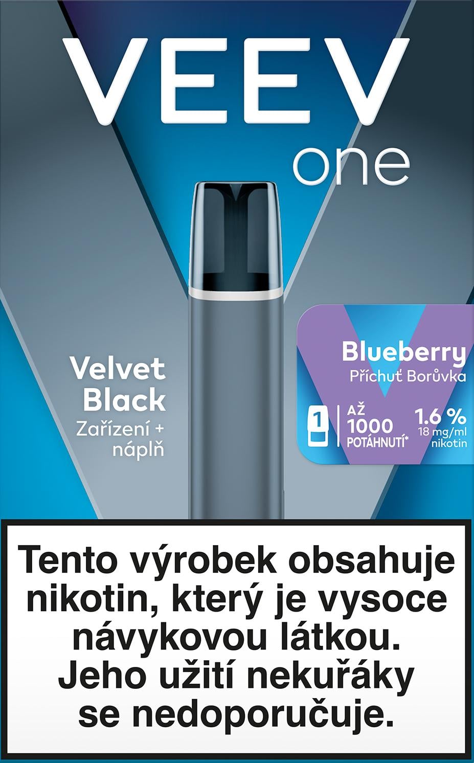 Veev One Starter Kit Velvet Blueberry