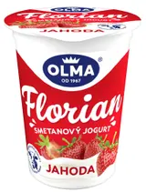 Olma Florian smetanový jogurt jahoda