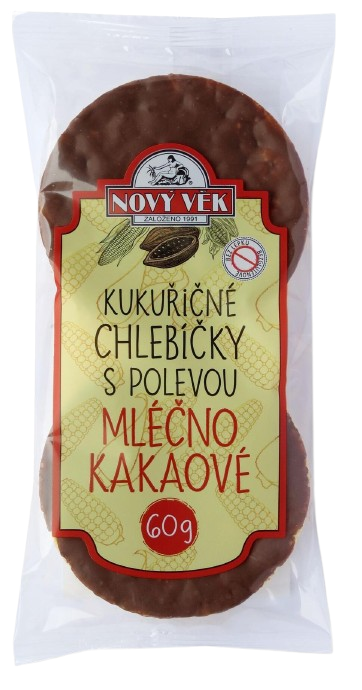 Nový věk Kukuřičné chlebíčky mléčnokakaové