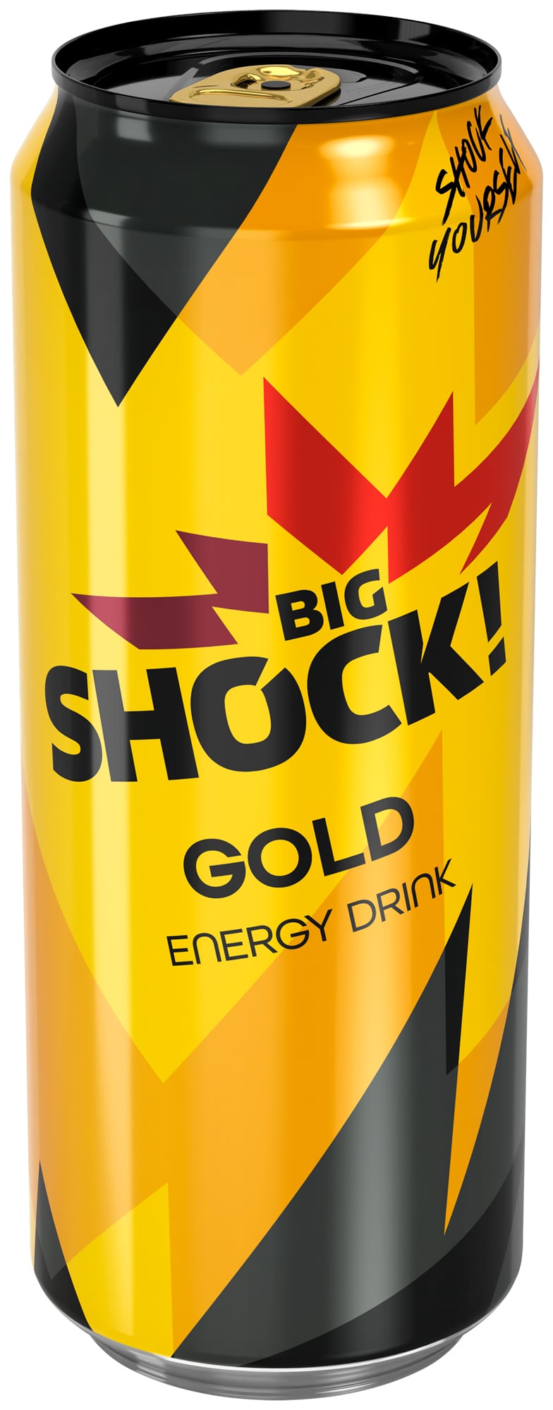 Big Shock! Gold energetický nápoj plech