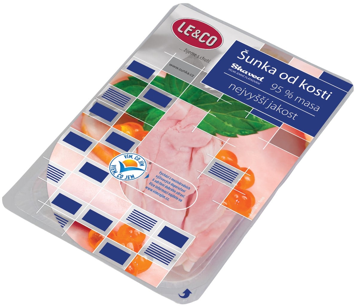 LE&CO Šunka od kosti nejvyšší jakosti s obsahem masa 95 %