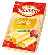 Président Gouda plátky