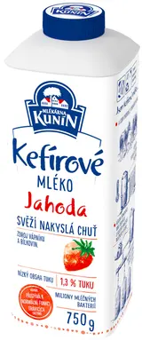 Mlékárna Kunín Kefírové mléko jahoda
