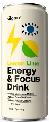 Vilgain Energy & Focus Drink citron a limetka