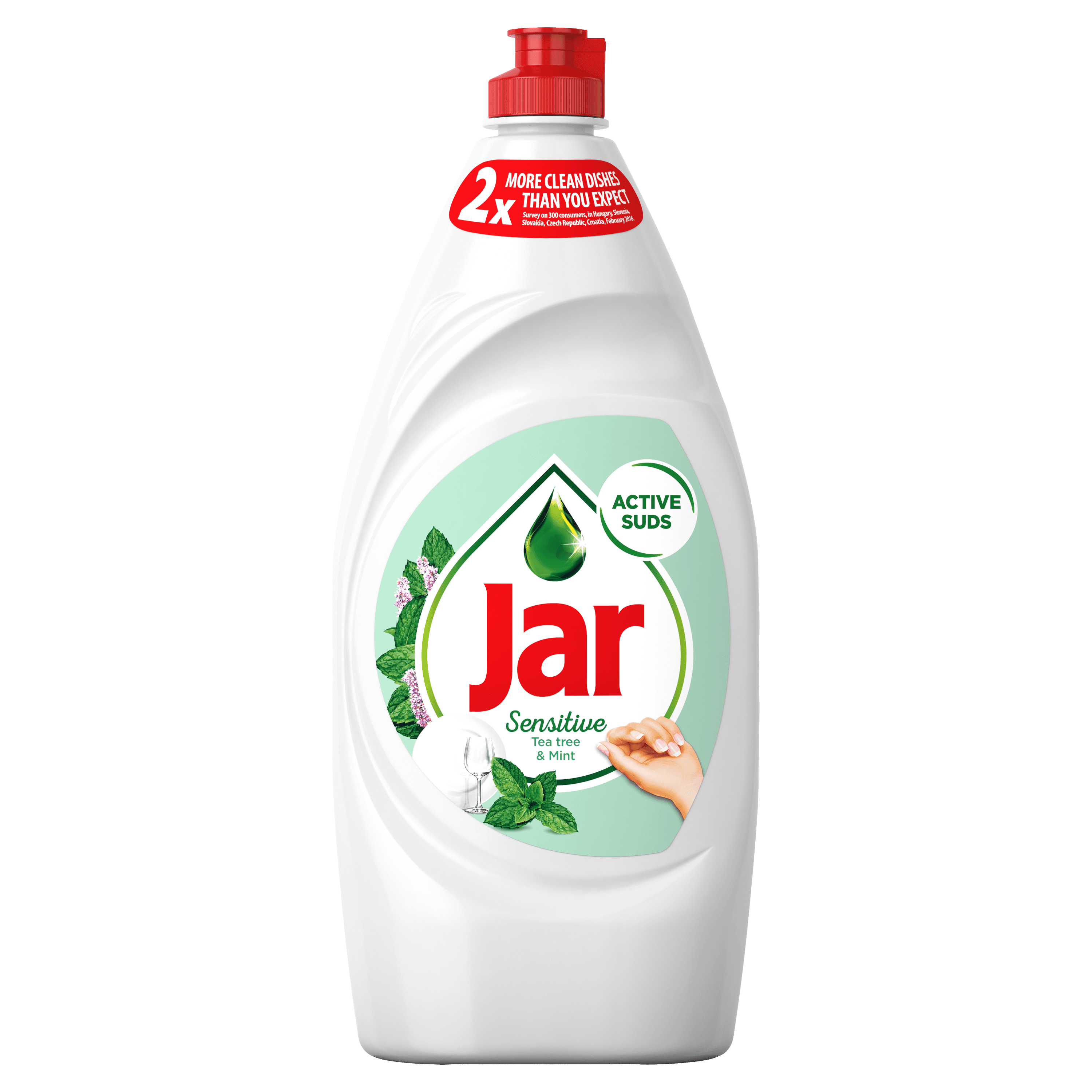 Jar Sensitive Teatree & mint Prostředek na ruční mytí nádobí