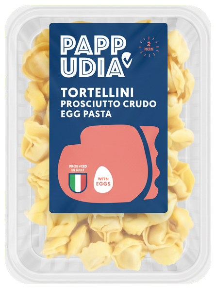 Pappudia Tortellini s náplní Prosciutto Crudo