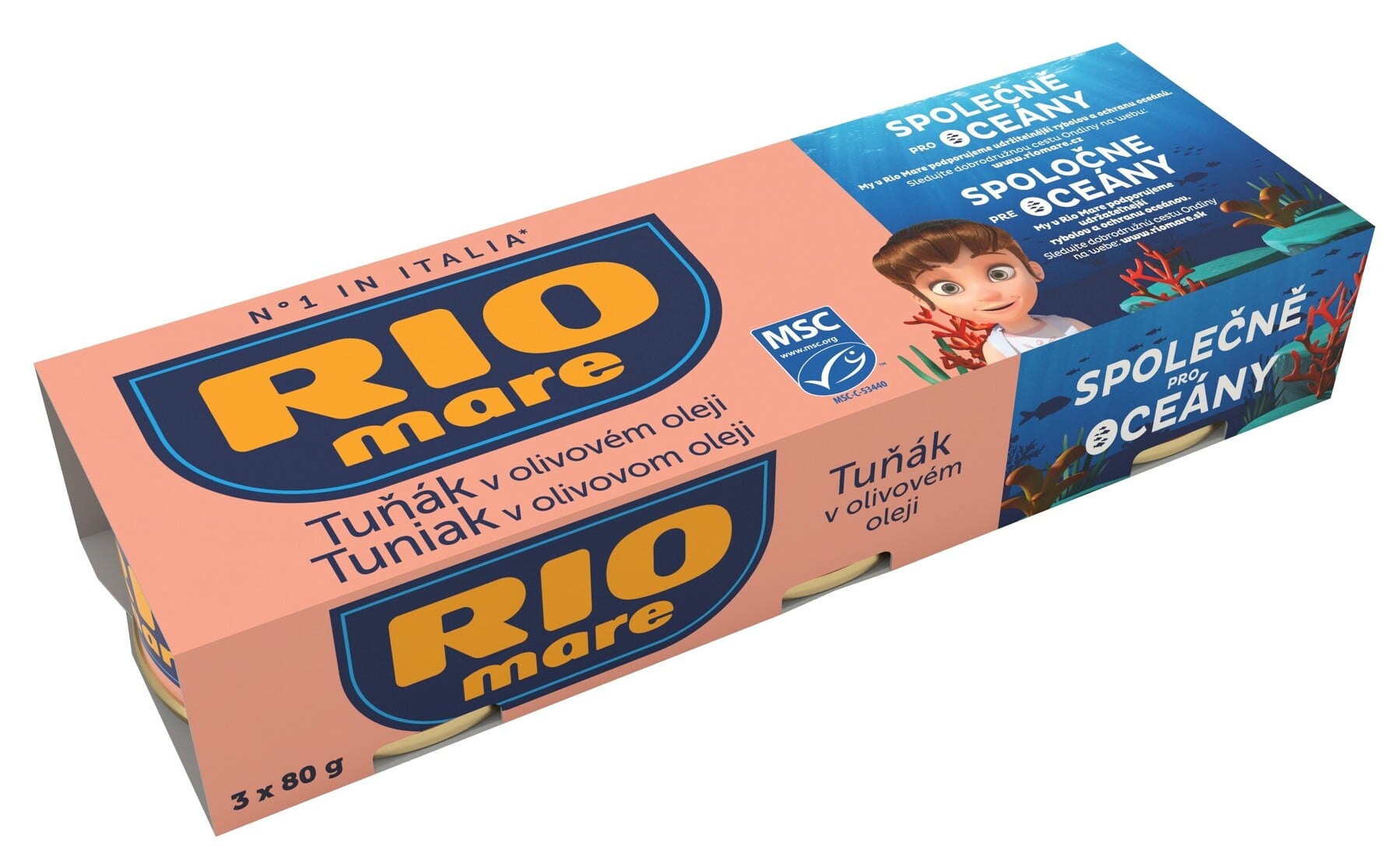 Rio Mare Tuňák v olivovém oleji 3×52 g
