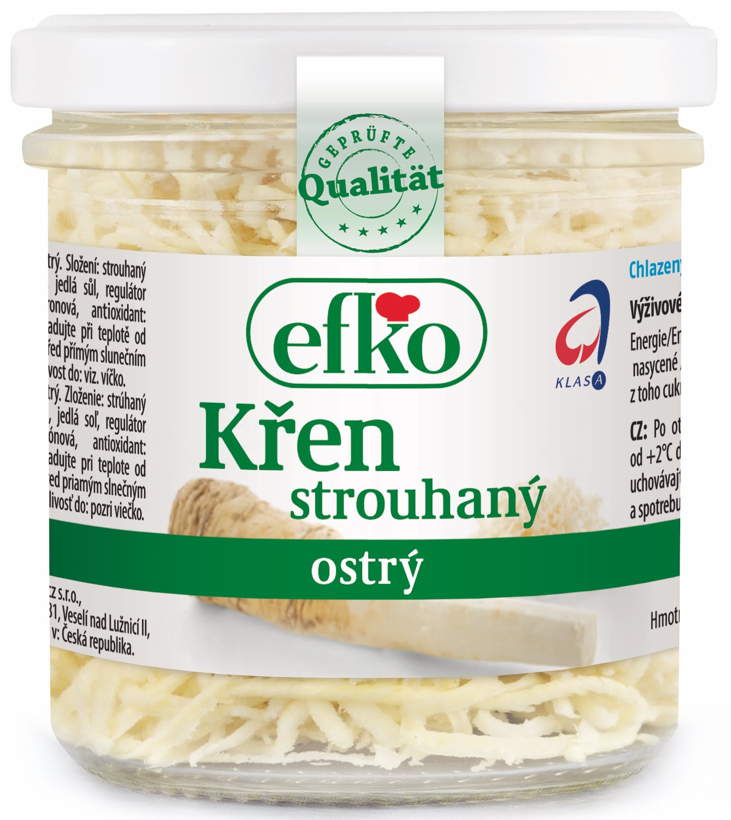 Efko Křen strouhaný ostrý