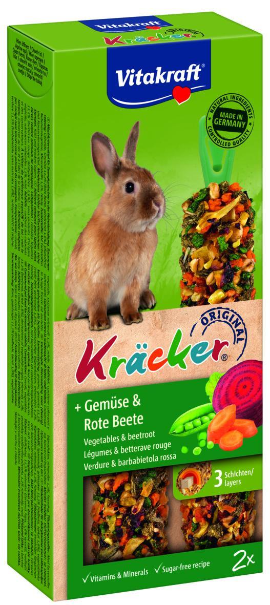 Vitakraft Kräcker zelenina a červená řepa pro králíky