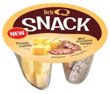 Deli Q Snack Gouda kostičky a mini salámky