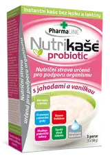 Nutrikaše probiotic jahoda a vanilka 3x60g