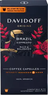 Davidoff Café Origins Brasil Espresso kávové kapsle