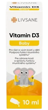 LIVSANE Vitamin D3 Baby kapky 10ml