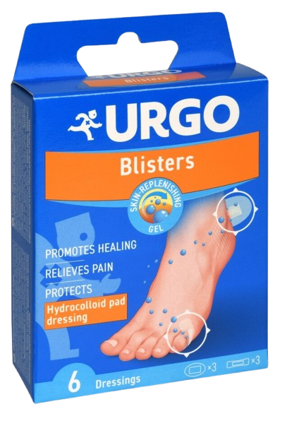 URGO BLISTERS Na puchýře hydrokoloidní náplast 6ks