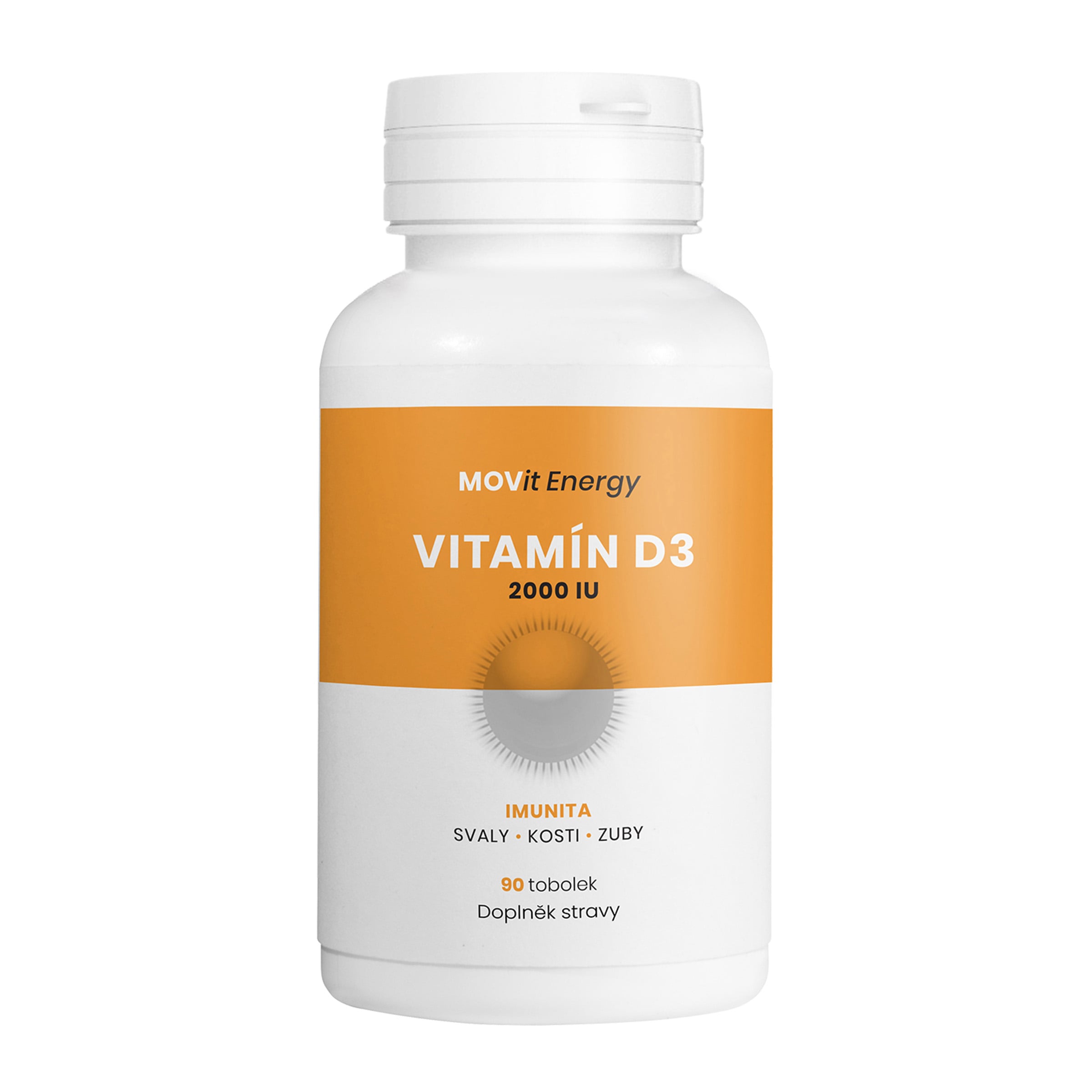 MOVit Vitamin D3 2000 I.U. 50mcg cps.90