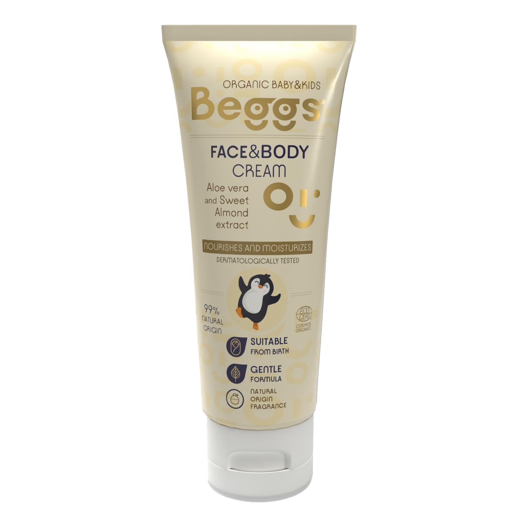 Beggs BIO Dětský hydratační krém na pleť a tělo