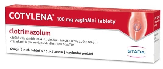 COTYLENA 100MG Vaginální tableta 6