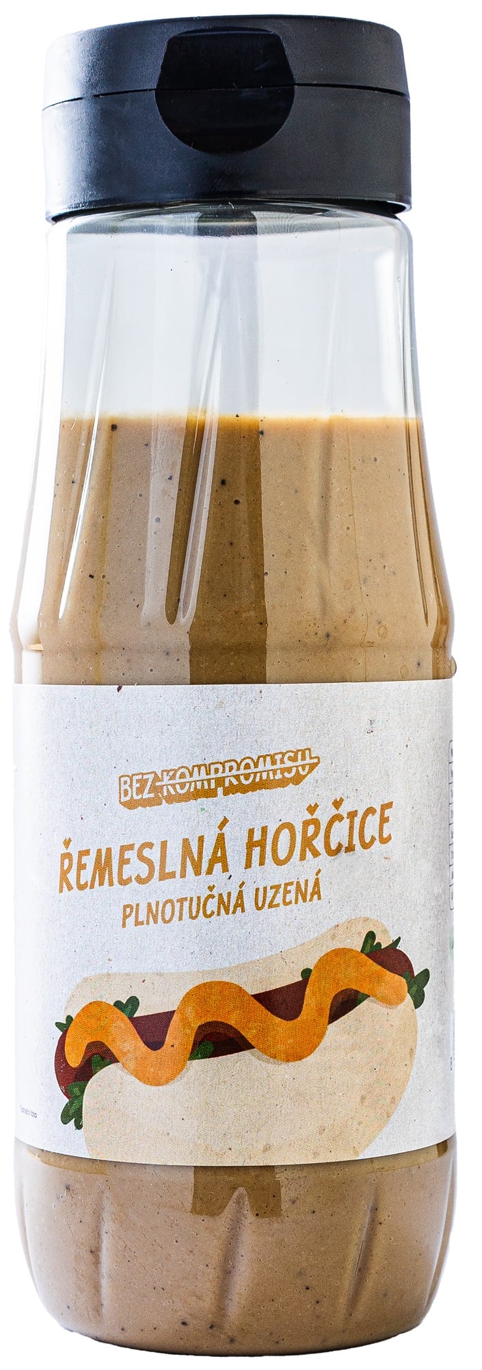 Řemeslná hořčice plnotučná uzená