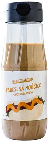Řemeslná hořčice plnotučná uzená