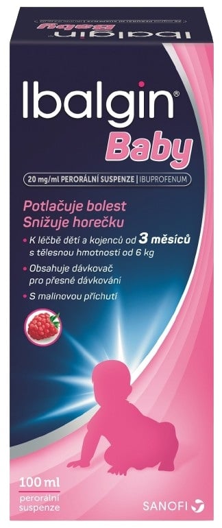 IBALGIN BABY 20MG/ML Perorální suspenze 100ML