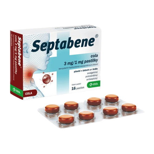 SEPTABENE COLA 3MG/1MG pastilka 16