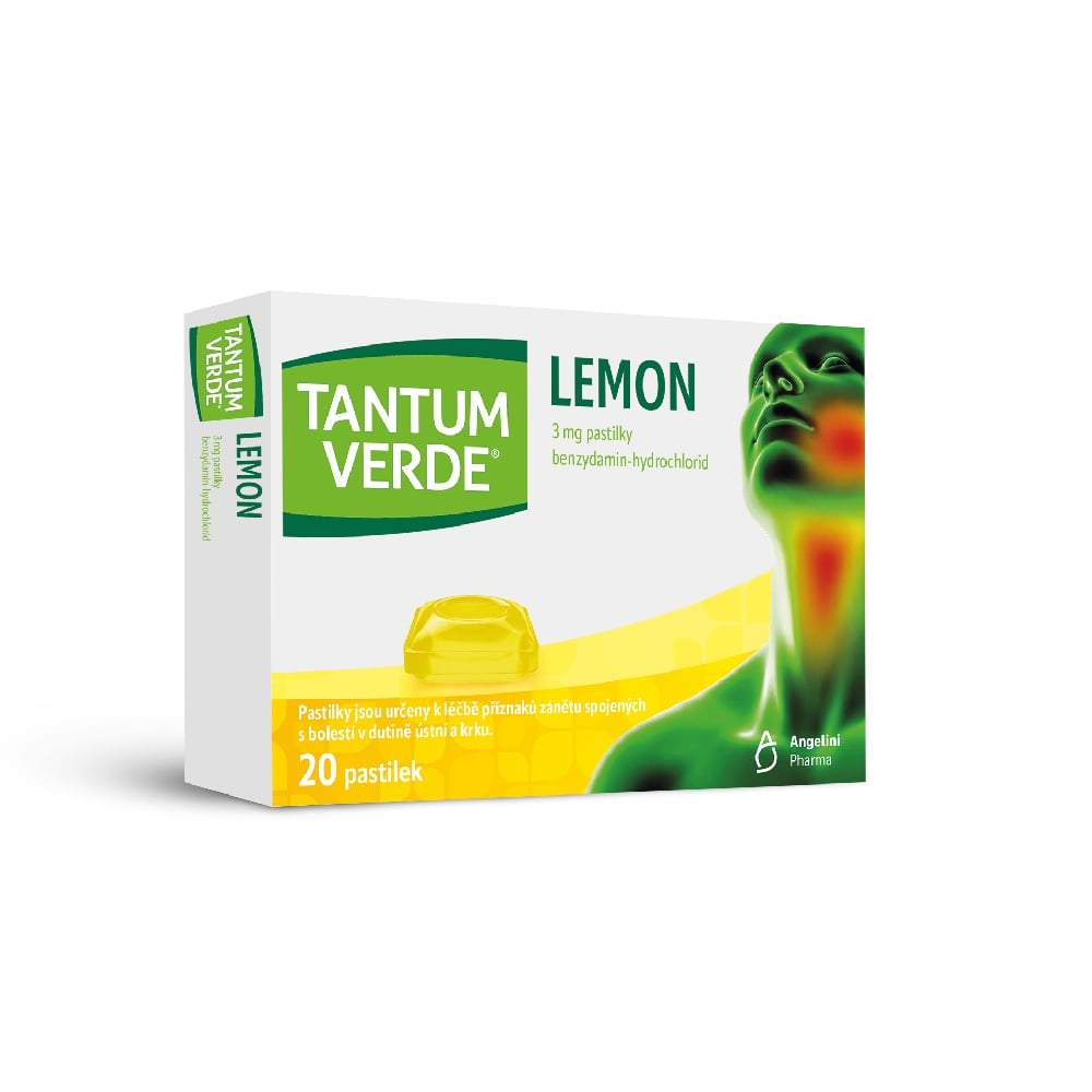 TANTUM VERDE LEMON 3MG Pastilka 20