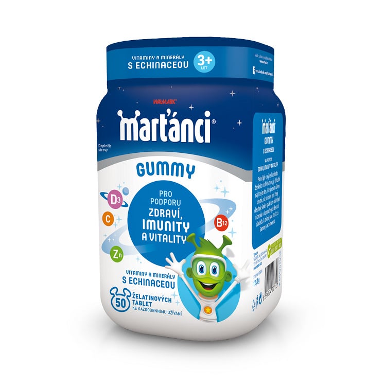 Marťánci Gummy Echinacea 20mg tbl.50