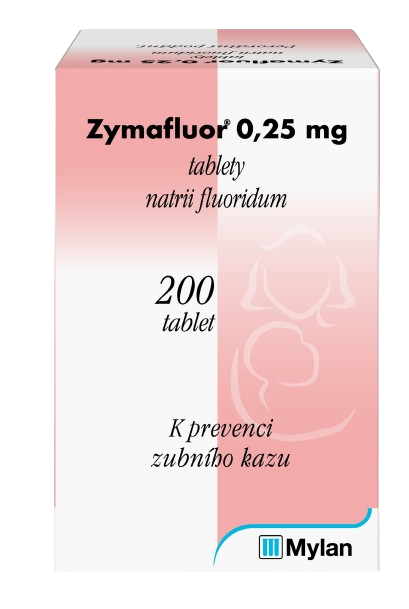 ZYMAFLUOR 0,25MG Tableta 200