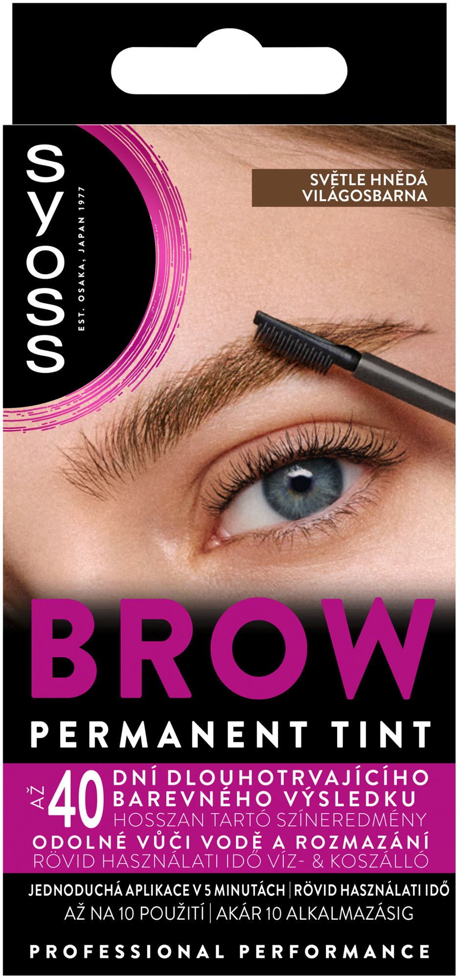 Syoss Brow Tint barva na obočí světle hnědá