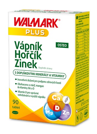Walmark Váp-Hoř-Zinek Osteo tbl.90
