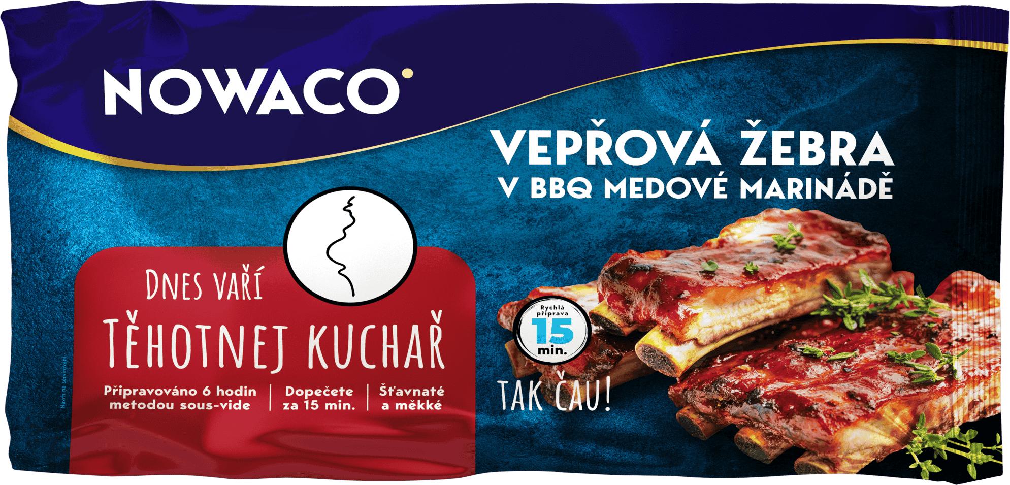 Nowaco Těhotnej kuchař Vepřová žebra BBQ sous-vide