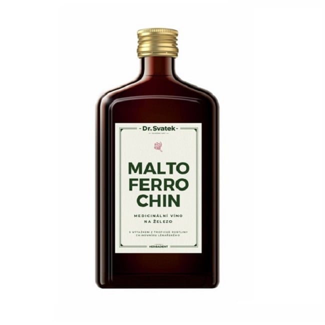 Dr.Svatek MALTOFERROCHIN Medicinální víno 500ml