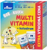 Vitar Multivitamin+kolostrum Bob a Bobek tbl.2x45