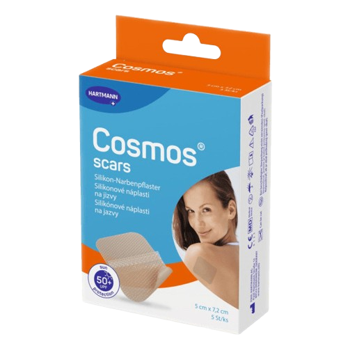 Cosmos Scar náplast na jizvy silikon.5x7.2cm 5ks