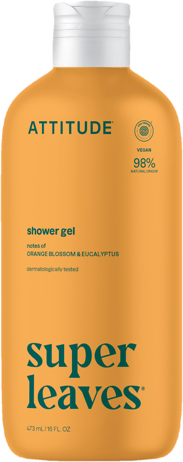 Attitude Super Leaves sprchový gel pomeranč a eukalyptus