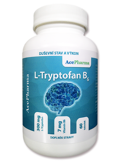 AcePharma L-tryptofan B6 307mg 60 tobolek