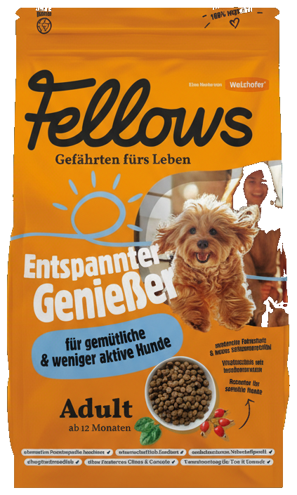 Fellows Entspannter Genießer hmyzí granule pro městské a méně aktivní psy