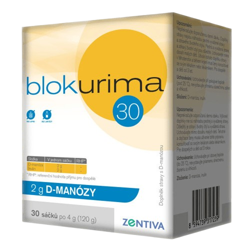 Blokurima 2g D-manózy sáčky 30x4g