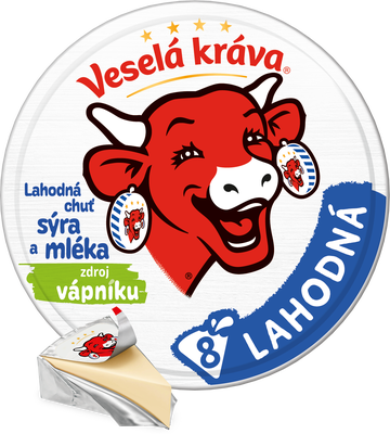 Veselá Kráva Lahodná Tavený sýr (8 ks)