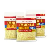 Monoprix Strouhaný ementál, 3x35g