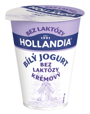 Hollandia Jogurt bílý bez laktózy