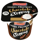 Ehrmann High Protein Pudding s Toppingem Čokoláda
